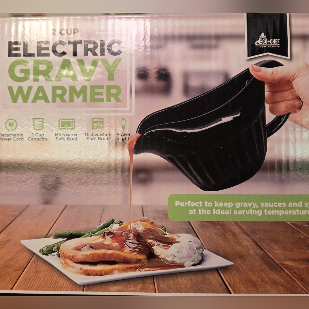 Black Electric Gravy Warmer